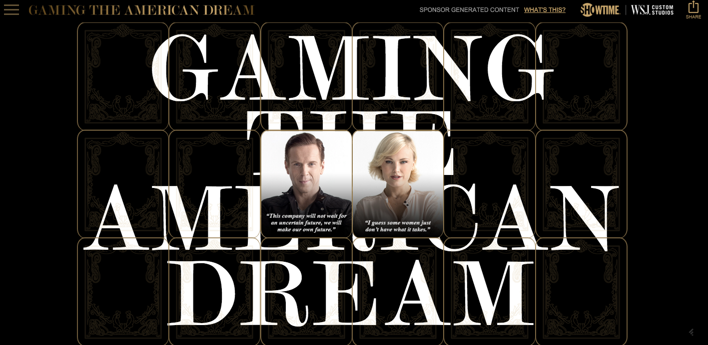 Billions Gaming the American Dream Showtime