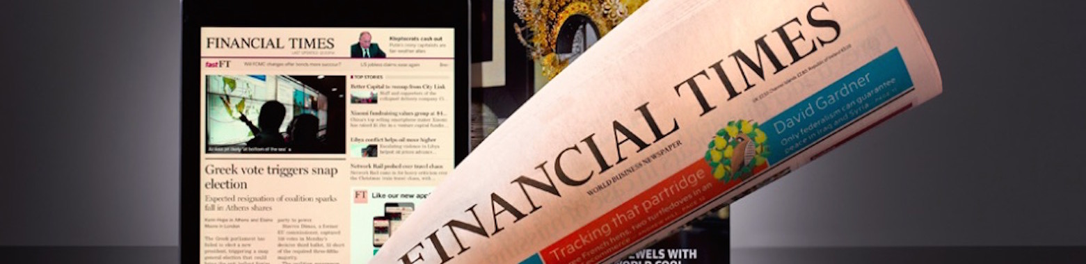 Digital subscribers surpass print at Financial Times