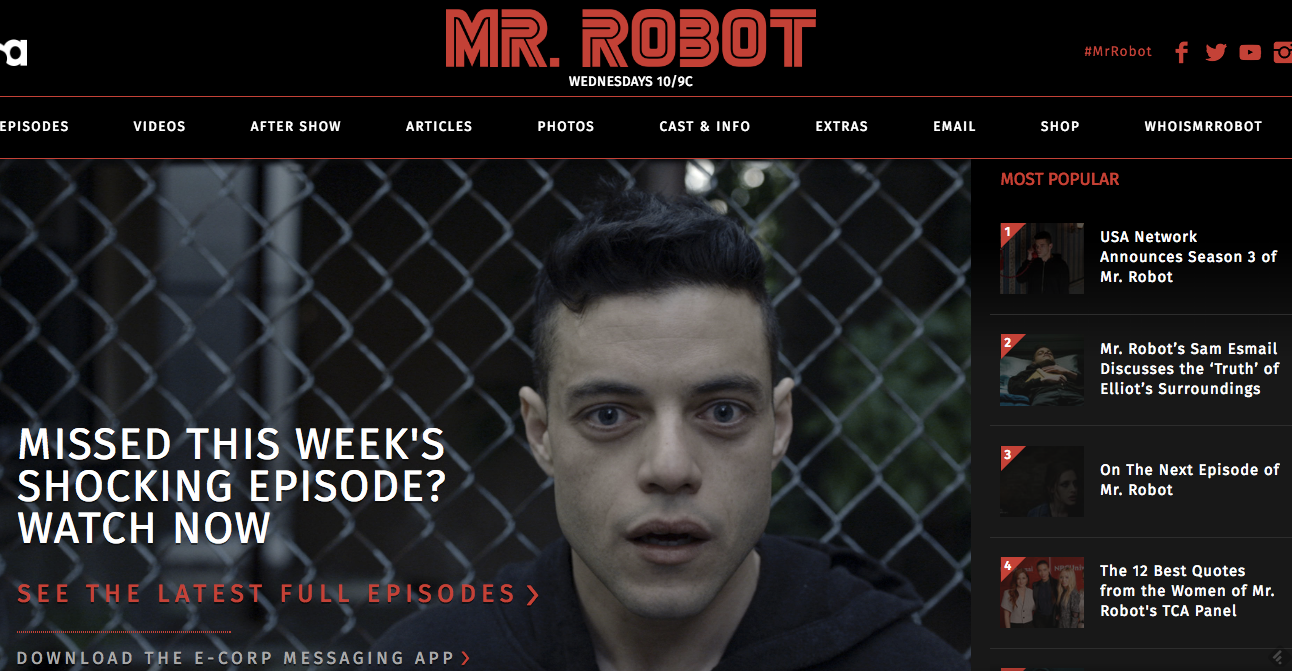 The future of money, banking, and payments as seen through Mr. Robot
