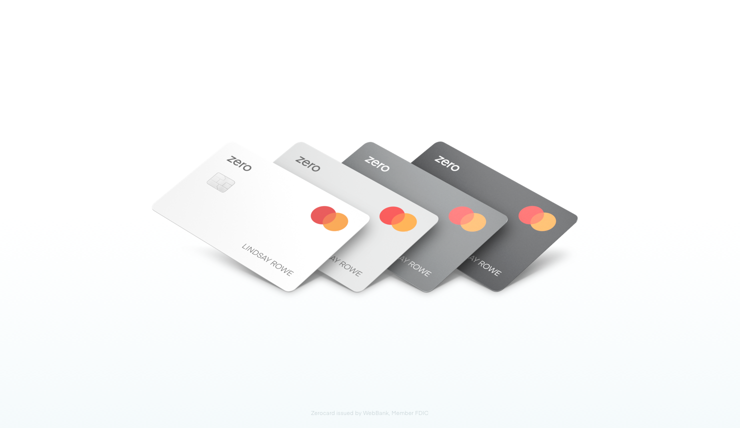 Zero launches publicly with four types of cards and accounts