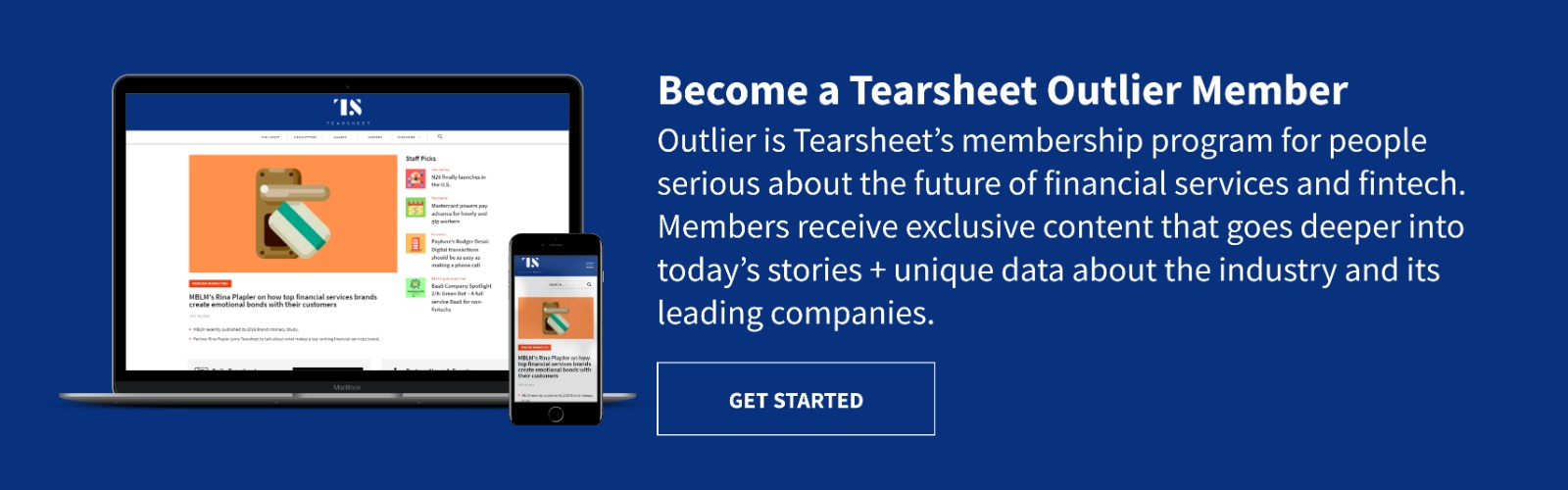 Tearsheet Outlier information and registration