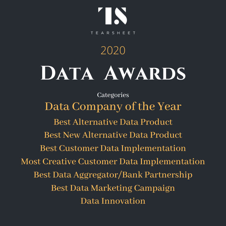 Tearsheet Data Awards 