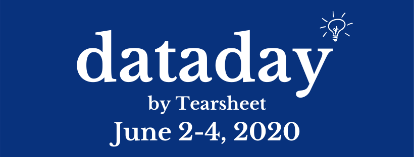 Introducing Tearsheet’s (new, improved, and online) DataDay 2020 Conference