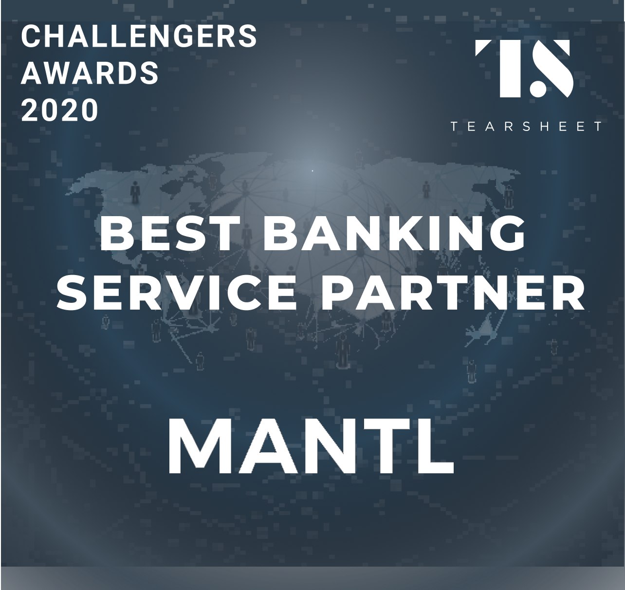 MANTL best banking service partner tearsheet's banking service partner award