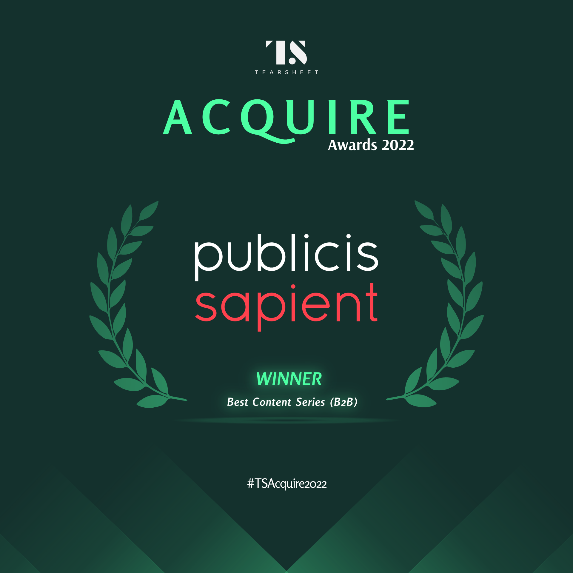 Tearsheet's Acquire Awards 2022: Best Content Series (B2B)