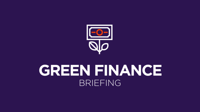 Green Finance Briefing: Consumers want more sustainable banking