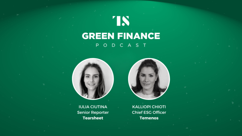 The Green Finance Podcast Ep. 8: How technology could enable sustainable banking with Kalliopi Chioti, Chief ESG Officer at Temenos