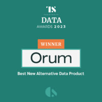 Orum, winner of Tearsheet's 2023 Data Award
