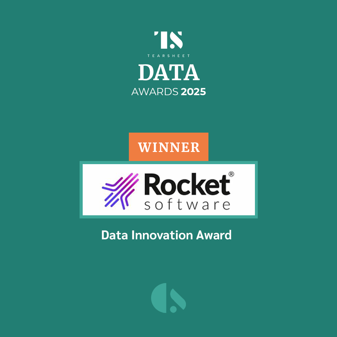 rocket software wins Tearsheet's 2025 Data Innovation Award
